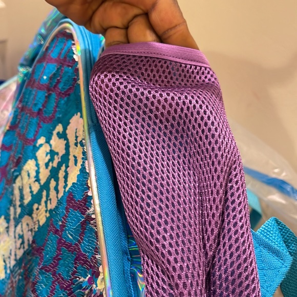 Magic Mermaid Sequins padded Kids Backpack. - Picture 7 of 10